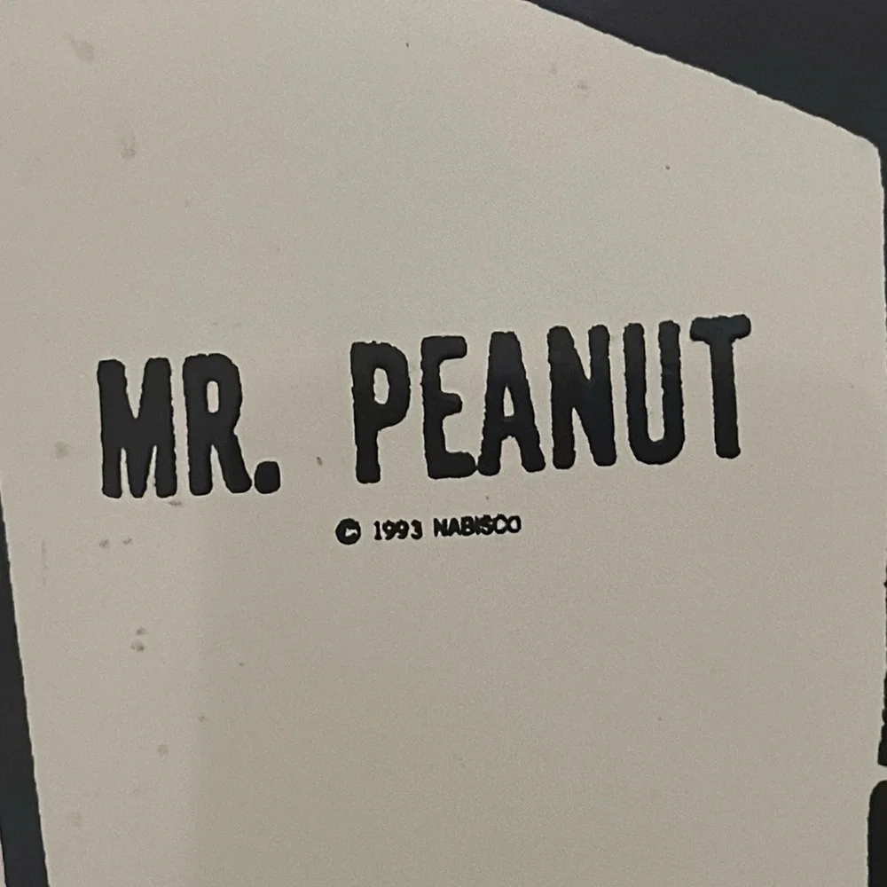 Vintage Mr. Peanut Porcelain (Enamel) Advertising Sign by Ande Rooney™️ - Picture 6 of 14